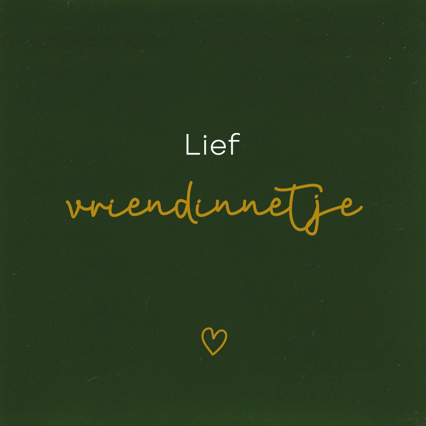 Lief vriendinnetje
