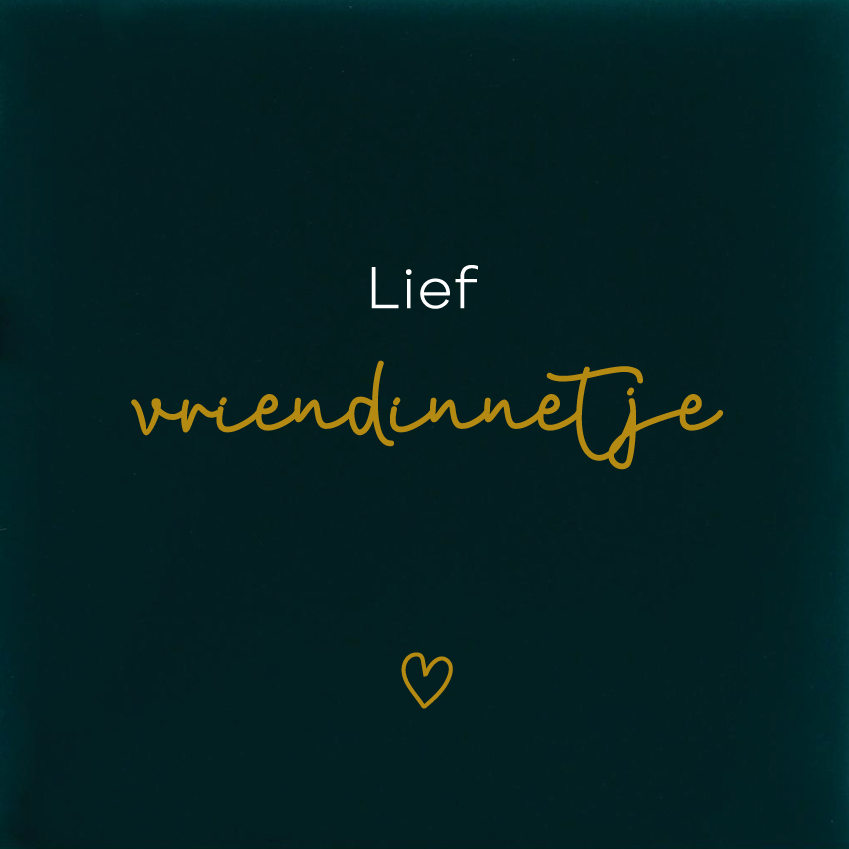 Lief vriendinnetje