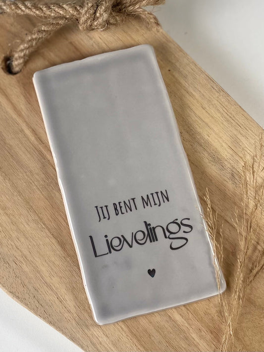 Tegeltje Jij bent mijn lieverlings