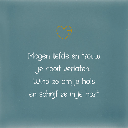 Mogen liefde en trouw...