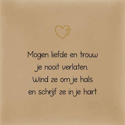 Mogen liefde en trouw...