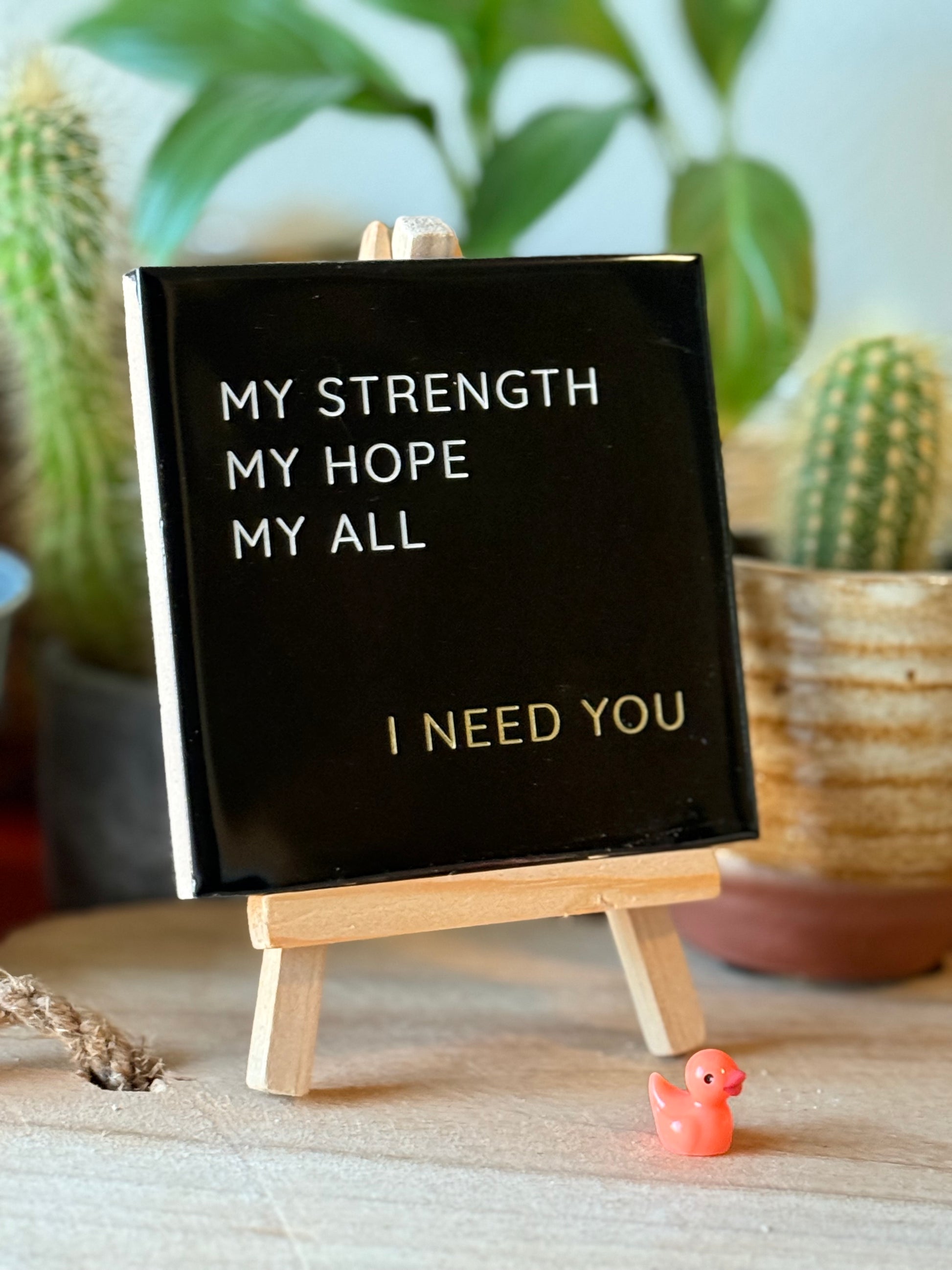 MY STRENGTH MY HOPE MY ALL