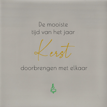 Tegeltje * De mooiste tijd van het jaar...